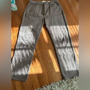 Gray Casual Pants